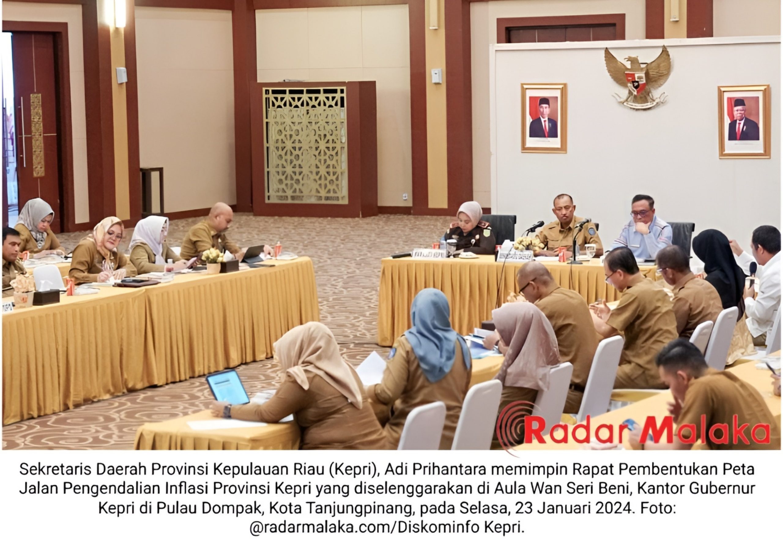 Pemprov Kepri Sosialisasikan Peta Jalan Pengendalian Inflasi Tahun 2024