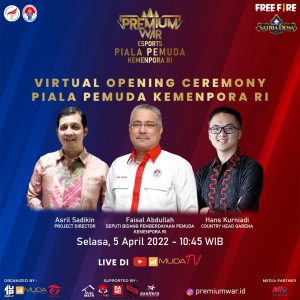 Turnamen E-Sport Piala Pemuda Kemenpora RI, 20.000 Tim Siap Bertanding.