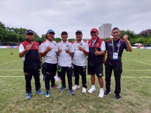 SEA GAMES VIETNAM 2021 :  Tiket Final Pertama Cabor Panahan Dari Compound Men Team