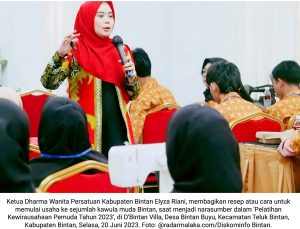 Elyza Riani Bagikan Resep Memulai Usaha bagi Kawula Muda Bintan…