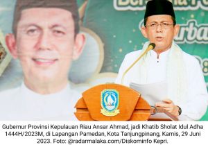 Khatib Sholat Idul Adha, Ansar Ahmad: Ibadah Kurban Wujud Nyata Kepekaan Sosial…