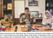 Wagub Kepri Sambut Investasi Baru, PT Prabu Pratama Siap Bangun Kawasan Industri hingga Fasilitas Kesehatan